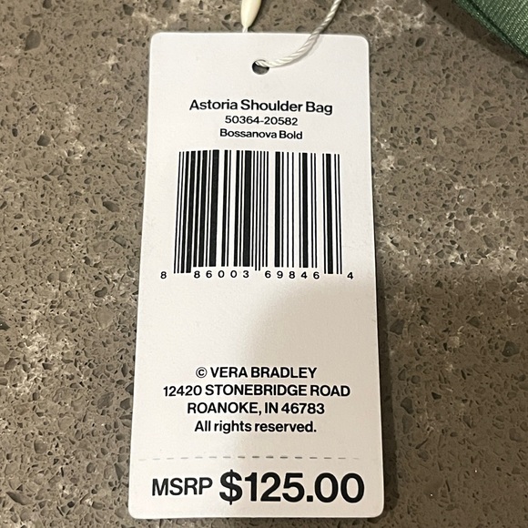 Vera Bradley Astoria Bossanova Bold Shoulder Bag - Picture 11 of 11